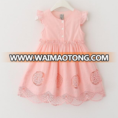 AL1021G Aliexpress hot selling floral embroidery hollow-out latest girls dresses